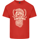 SPQR Helmet Gym Bodybuilding Training Top Mens Cotton T-Shirt Tee Top Red