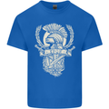 SPQR Helmet Gym Bodybuilding Training Top Mens Cotton T-Shirt Tee Top Royal Blue