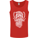 SPQR Helmet Gym Bodybuilding Training Top Mens Vest Tank Top Red
