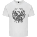 SPQR Roman Emblem Gym Training Top Kids T-Shirt Childrens White