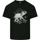 Sacral Style Elephant Meditation Tattoo Art Mens Cotton T-Shirt Tee Top Black