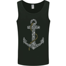 Sailing Anchor Sailor Boat Captain Ship Mens Vest Tank Top Black