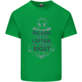 Sailing Captain Narrow Boat Barge Sailor Mens Cotton T-Shirt Tee Top Irish Green