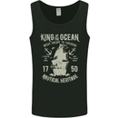 Sailing King of the Ocean Sailor Boat Mens Vest Tank Top Black