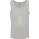 Sailing King of the Ocean Sailor Boat Mens Vest Tank Top Sports Grey