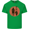 Samurai Dad Son Fathers Day MMA Martial Arts Mens Cotton T-Shirt Tee Top Irish Green