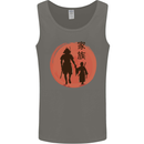 Samurai Dad Son Fathers Day MMA Martial Arts Mens Vest Tank Top Charcoal