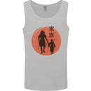 Samurai Dad Son Fathers Day MMA Martial Arts Mens Vest Tank Top Sports Grey