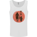 Samurai Dad Son Fathers Day MMA Martial Arts Mens Vest Tank Top White
