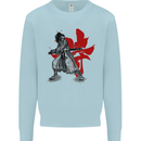 Samurai Spirit MMA Mixed Martial Arts Mens Sweatshirt Jumper Light Blue