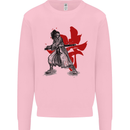 Samurai Spirit MMA Mixed Martial Arts Mens Sweatshirt Jumper Light Pink