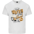 Save Water Drink Beer Funny Alcohol Mens Cotton T-Shirt Tee Top White