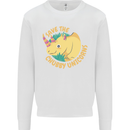 Save the Cuhbby Unicorns Funny Rhino Mens Sweatshirt Jumper White