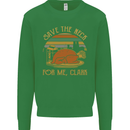 Save the Neck For Me Clark Christmas Movie Mens Sweatshirt Jumper Irish Green