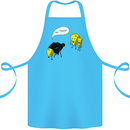 Say People Funny Photography Photograper Cotton Apron 100% Organic Turquoise