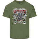 Scandinavian Viking Valhalla Odin Norse God Mens Cotton T-Shirt Tee Top Military Green