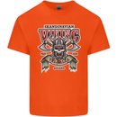 Scandinavian Viking Valhalla Odin Norse God Mens Cotton T-Shirt Tee Top Orange