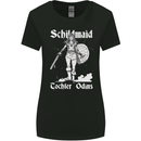 Schildmaid Viking Shield Maiden Womens Wider Cut T-Shirt Black