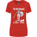 Schildmaid Viking Shield Maiden Womens Wider Cut T-Shirt Red