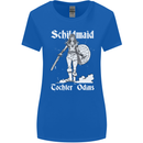 Schildmaid Viking Shield Maiden Womens Wider Cut T-Shirt Royal Blue
