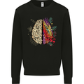 Science vs Artistic Brain Art IQ Physics Mens Sweatshirt Jumper Black