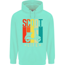 Scoot Life Scooter Motorcycle Mens 80% Cotton Hoodie Peppermint