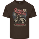 Scooter Pride 88 Motorbike Motorcycle Mens Cotton T-Shirt Tee Top Dark Chocolate