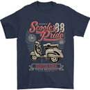 Scooter Pride 88 Motorbike Motorcycle Mens T-Shirt Cotton Gildan Navy Blue