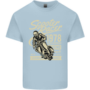 Scooter Racer Legend 1978 Motorbike Mens Cotton T-Shirt Tee Top Light Blue