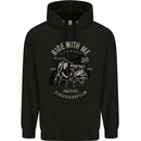 Scooter Ride With Me Motorcycle MOD Mens Hoodie Black