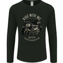 Scooter Ride With Me Motorcycle MOD Mens Long Sleeve T-Shirt Black