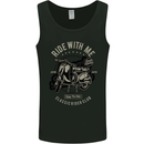 Scooter Ride With Me Motorcycle MOD Mens Vest Tank Top Black