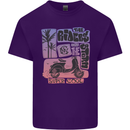 Scooter the Riders on the Storm Motorbike Mens Cotton T-Shirt Tee Top Purple