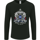 Scottish Soul Biker Attitude Motorcycle Mens Long Sleeve T-Shirt Black