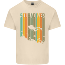 Scuba Diver Diving Dive Mens Cotton T-Shirt Tee Top Natural
