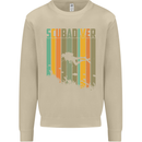 Scuba Diver Diving Dive Mens Sweatshirt Jumper Sand