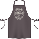 Scuba Diver the Ocean Is Calling Diving Cotton Apron 100% Organic Dark Grey