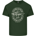 Scuba Diver the Ocean Is Calling Diving Mens Cotton T-Shirt Tee Top Forest Green