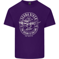 Scuba Diver the Ocean Is Calling Diving Mens Cotton T-Shirt Tee Top Purple