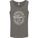 Scuba Diver the Ocean Is Calling Diving Mens Vest Tank Top Charcoal