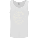 Scuba Diver the Ocean Is Calling Diving Mens Vest Tank Top White