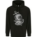 Scuba Diving Anchor Diver Sailing Sailor Childrens Kids Hoodie Black