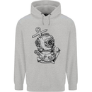Scuba Diving Anchor Diver Sailing Sailor Childrens Kids Hoodie Sports Grey