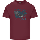 Scuba Diving Diver Mens Cotton T-Shirt Tee Top Maroon
