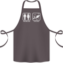 Scuba Diving Problem Solved Cotton Apron 100% Organic Dark Grey