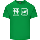 Scuba Diving Problem Solved Mens Cotton T-Shirt Tee Top Irish Green