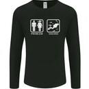 Scuba Diving Problem Solved Mens Long Sleeve T-Shirt Black