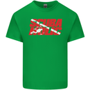 Scuba Diving Scubaholic Diver Dive Mens Cotton T-Shirt Tee Top Irish Green