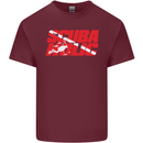 Scuba Diving Scubaholic Diver Dive Mens Cotton T-Shirt Tee Top Maroon