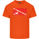 Scuba Diving Scubaholic Diver Dive Mens Cotton T-Shirt Tee Top Orange
